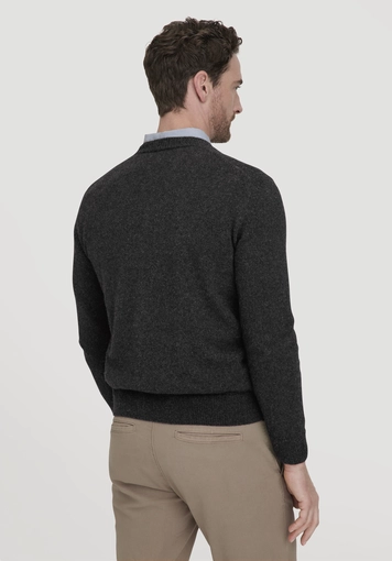 Strick Pullover Regular aus Bio-Merinowolle mit Bio-Baumwolle - 2