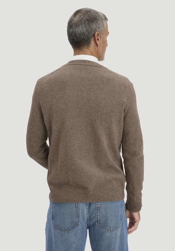 Strick Pullover Regular aus Bio-Merinowolle mit Bio-Baumwolle - 2