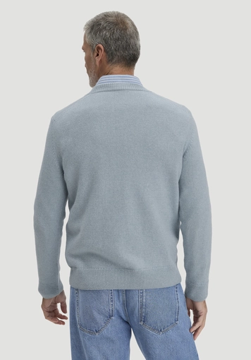 Strick Pullover Regular aus Bio-Merinowolle mit Bio-Baumwolle - 2