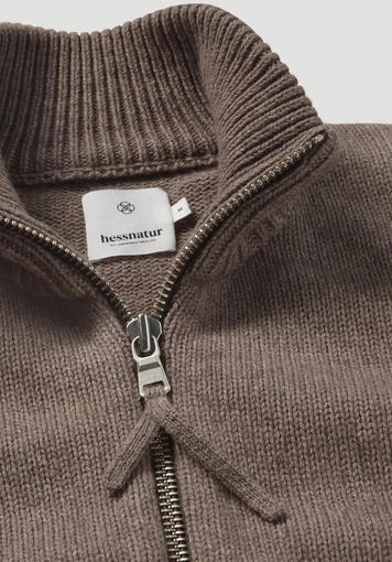 Strick Jacke Regular aus Bio-Merinowolle mit Bio-Baumwolle - 6