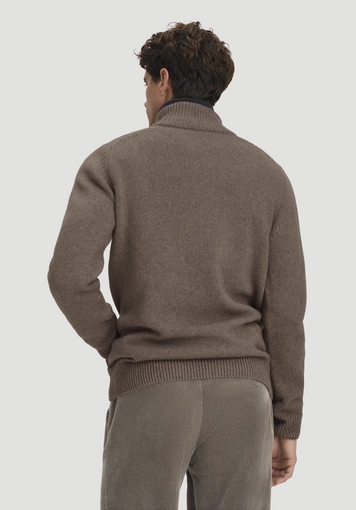 Strick Jacke Regular aus Bio-Merinowolle mit Bio-Baumwolle - 2