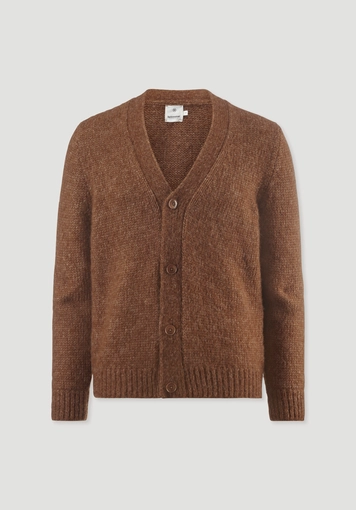 Knitted jacket Relaxed made of alpaca with organic cotton