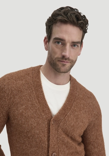 Strick Jacke Relaxed aus Alpaka mit Bio-Baumwolle - 3