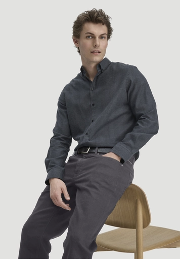 Flanell Hemd Regular aus Bio-Baumwolle mit TENCEL™ Lyocell - 4
