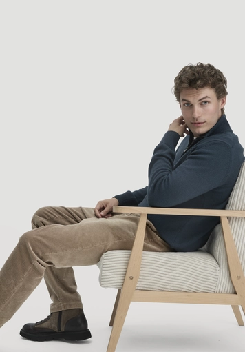 LENN Regular corduroy trousers made from organic cotton - 4