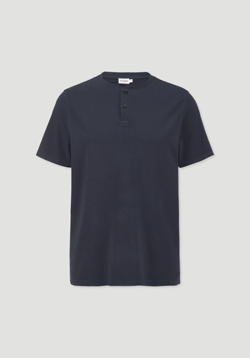 Heavy Jersey Henley Shirt Relaxed made from pure organic cotton - 4
