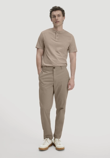 Heavy Jersey Henley Shirt Relaxed aus reiner Bio-Baumwolle - 1
