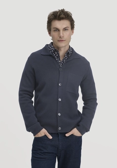 Milano Knit Jacket Regular made of organic merino wool and organic cotton