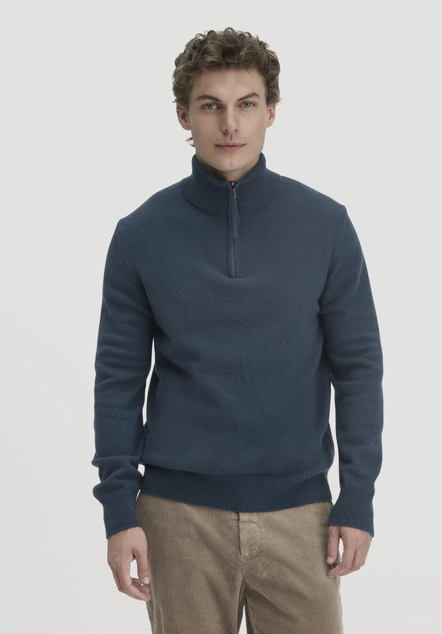 Strick Troyer Regular aus Bio-Merinowolle mit Bio-Baumwolle