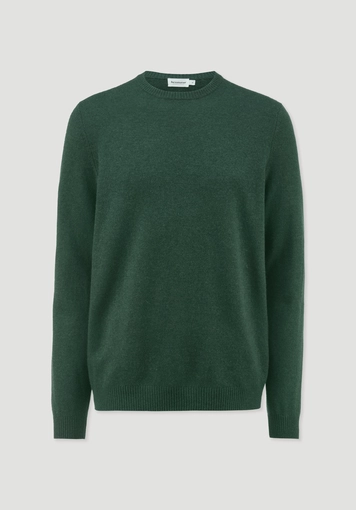 Strick Pullover Regular aus Bio-Merinowolle mit Cashmere