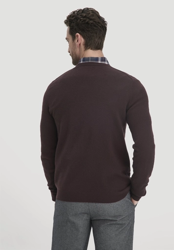 Strick Pullover Regular aus Bio-Merinowolle mit Cashmere - 2