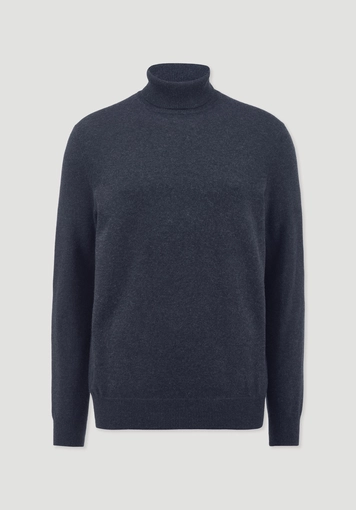 Rollkragen Pullover Regular aus Bio-Merinowolle mit Cashmere