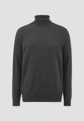 Rollkragen Pullover Regular aus Bio-Merinowolle mit Cashmere - 5