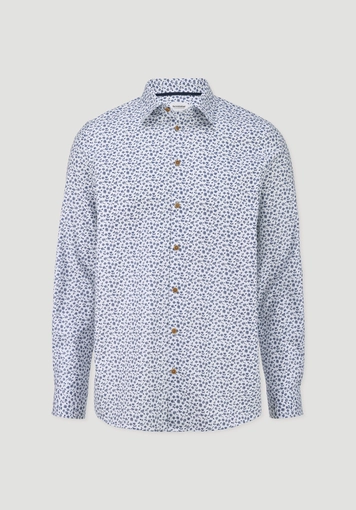 Print shirt Regular made of pure organic cotton Print shirt Regular made of pure organic cotton