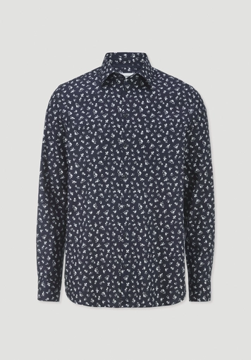 Print shirt Regular made of pure organic cotton Print shirt Regular made of pure organic cotton