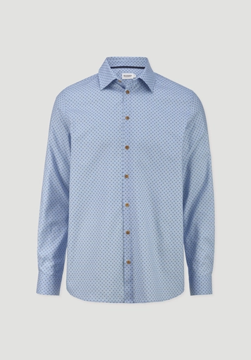 Print shirt Regular made of pure organic cotton Print shirt Regular made of pure organic cotton
