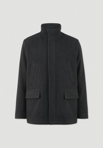 Wolljacke Regular aus reiner Schurwolle