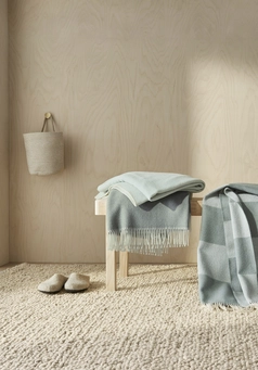 Loop carpet Deichschaf made of pure new wool