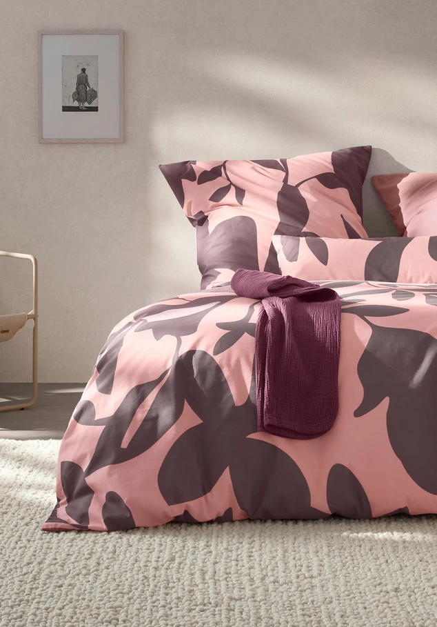 Renforcé bed linen set LEVI made of pure organic cotton