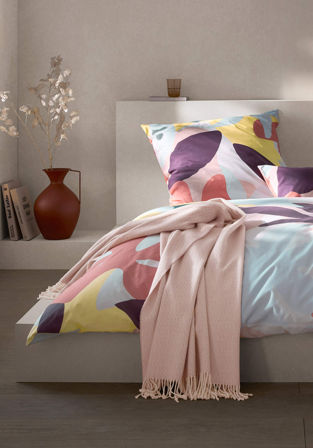 hessnatur Perkal Bettwäsche Set TALVI aus Bio-Baumwolle - rosa - Größe 135x günstig online kaufen