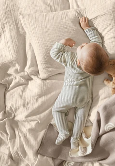 Muslin bed linen made from pure organic cotton