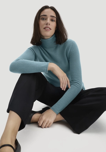 FTC × HESSNATUR Rollkragen Pullover Regular aus reinem Cashmere - 4