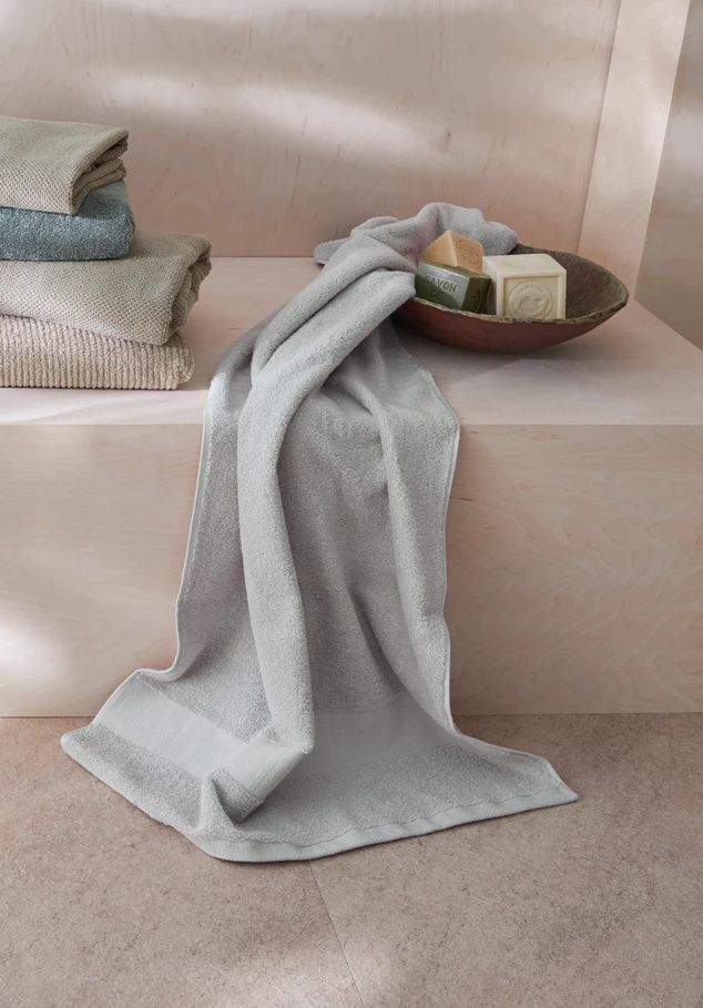 Frottier Handtuch aus reiner Bio-Baumwolle