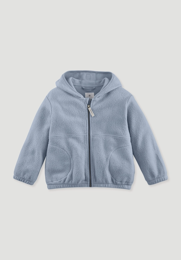 Fleece Jacke Regular aus reiner Bio-Baumwolle