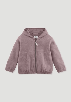 Fleece Jacke Regular aus reiner Bio-Baumwolle