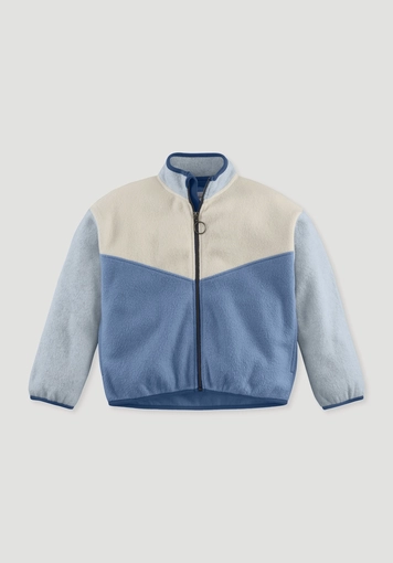 Soft fleece jacket made from pure organic cotton
