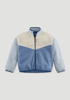 Soft fleece jacket made from pure organic cotton