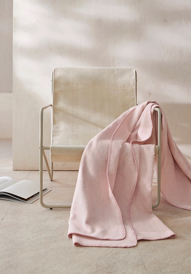 MERLE blanket made of pure organic cotton