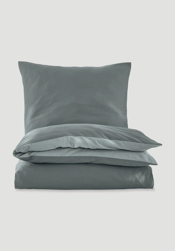 Satin Wende Bettwäsche Set aus reiner Bio-Baumwolle