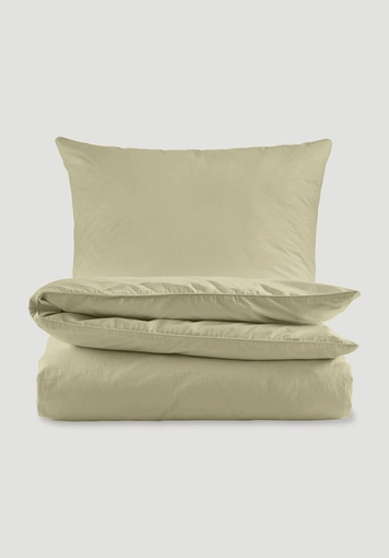 Perkal Bettwäsche-Set aus reiner Bio-Baumwolle Perkal Bettwäsche-Set aus reiner Bio-Baumwolle