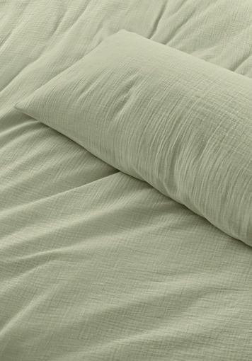 Pure organic cotton muslin bedding set - 0
