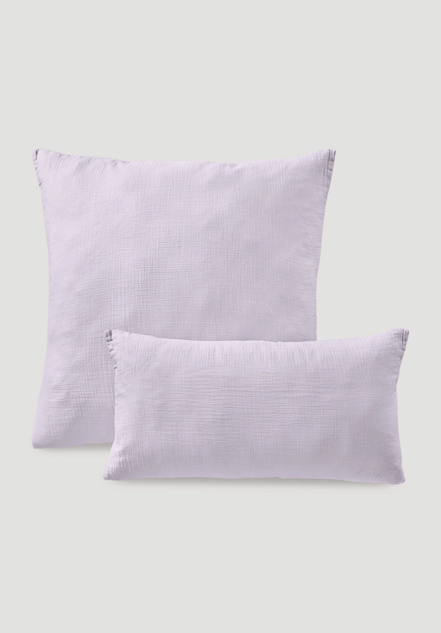 Pure organic cotton muslin cushion cover