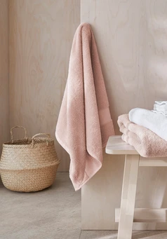 Terry cloth towel made of pure organic cotton