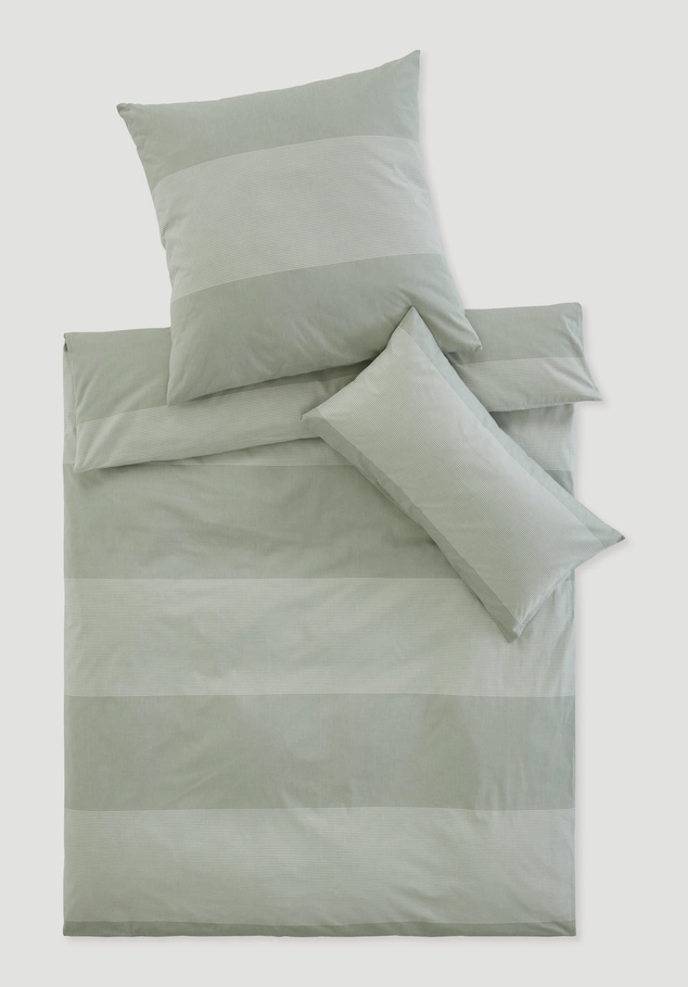 Renforcé bed linen set RENA made of pure organic cotton