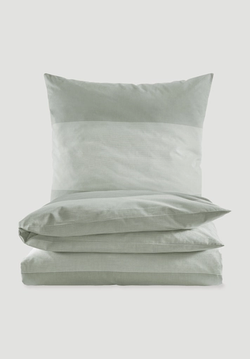 Renforcé bed linen set RENA made of pure organic cotton