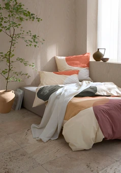 Percale bedding set PIRO made from pure organic cotton