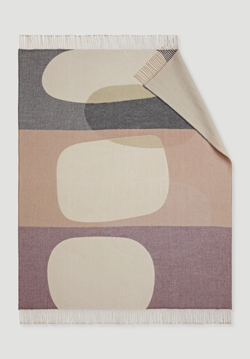Plaid PIRO aus Bio-Lampbswool und Bio-Baumwolle - 2