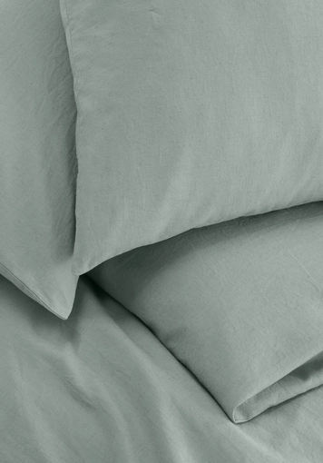 Organic cotton bedding set with linen - 3