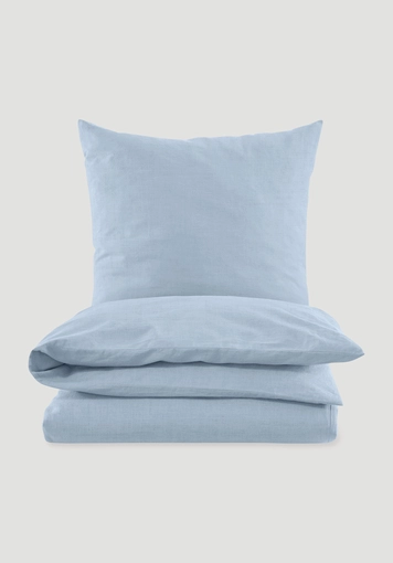 Organic cotton bedding set with linen - 2