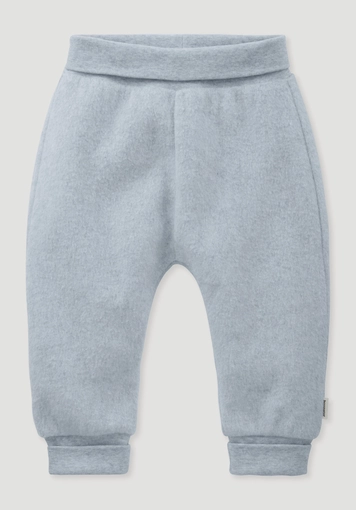 Soft fleece pants made from pure organic cotton