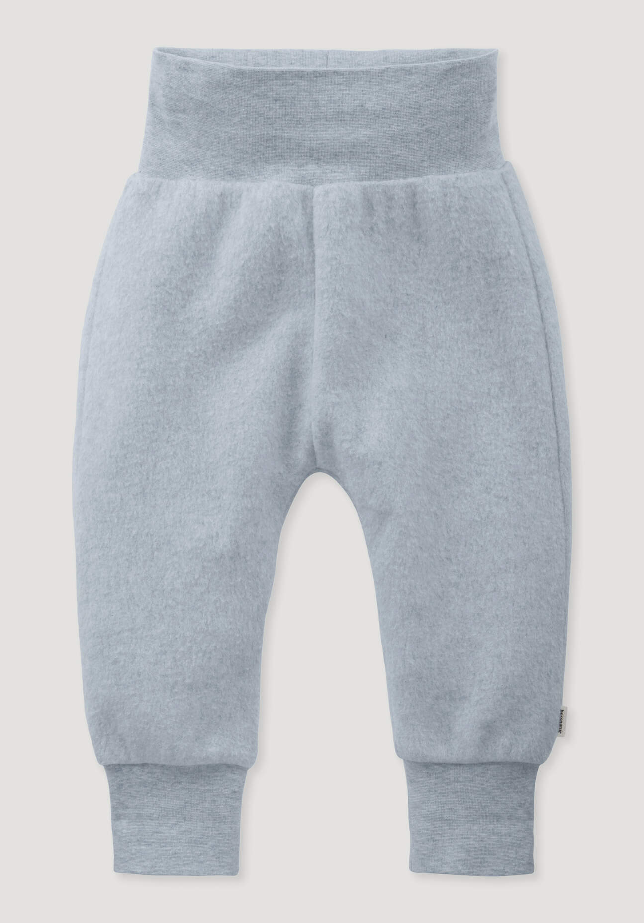 Thumbnail - hessnatur Baby Softfleece Hose aus Bio-Baumwolle - blau - Größe 62/68