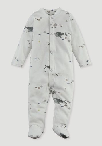 Sleep overall made of pure organic cotton