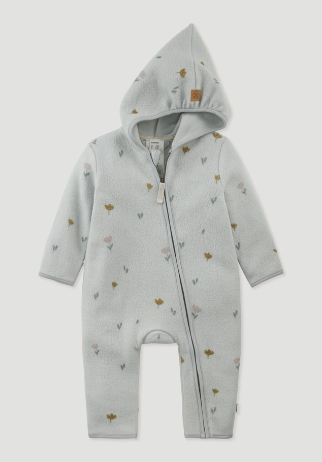 Fleece overall made of pure organic cotton