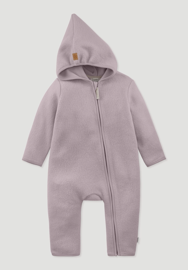 Fleece overall made of pure organic cotton