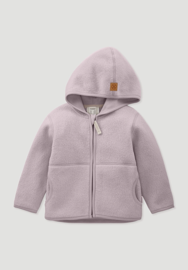 Fleece Jacke aus reiner Bio-Baumwolle