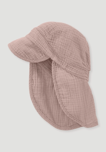 Muslin peaked cap made of pure organic cotton - 0